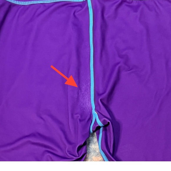 OOSC Womens Base Layer Colorblock‎ Leggings Athletic Pants Size L Skiing Workout - Picture 4 of 13